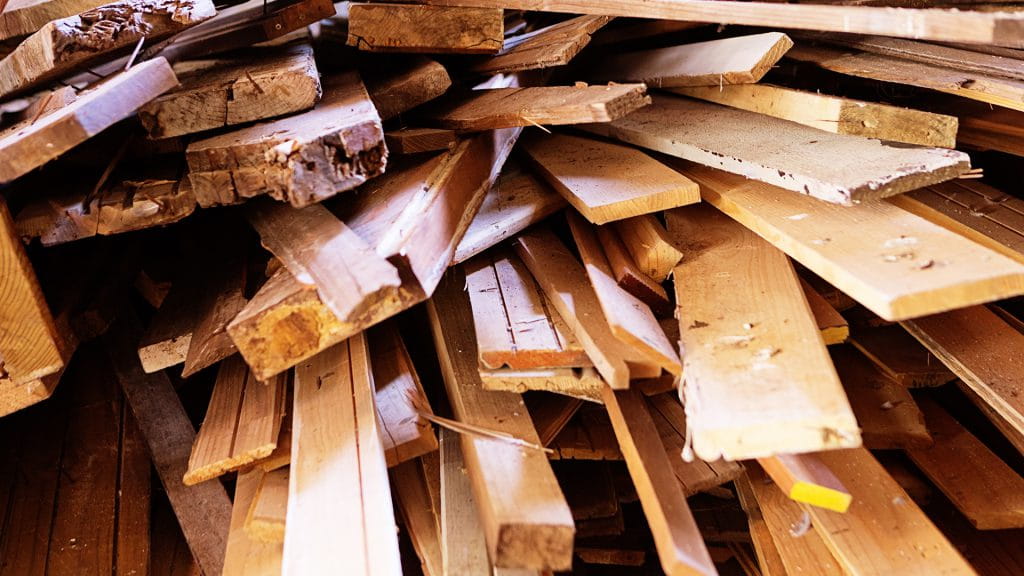 bedrijfsafval hout